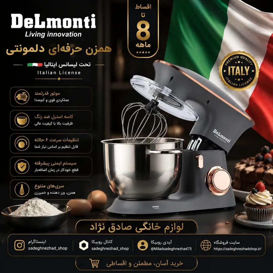 همزن دلمونتی حرفه‌ای